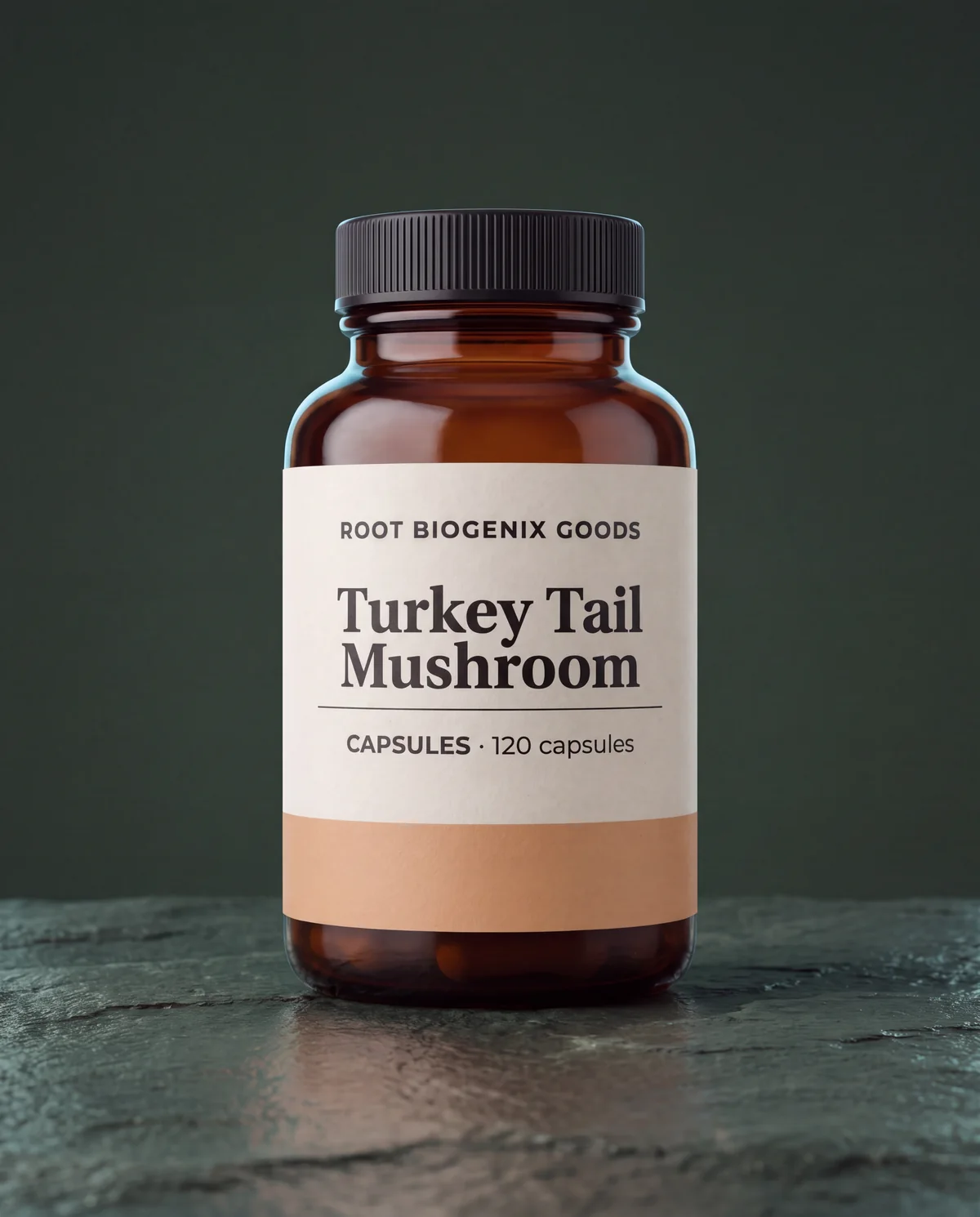 Turkey Tail Mushroom, 120 capsules